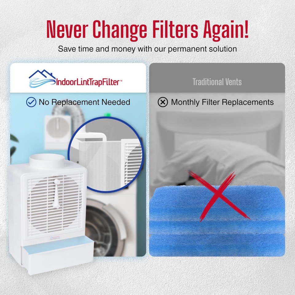 Indoor Dryer Vent Trap Indoor Dryer Vent Kit For Electric Dryers