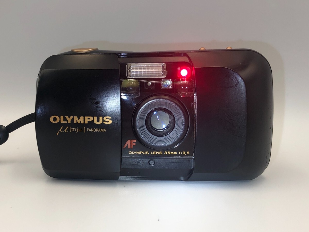 Olympus μ [mju:] Panorama Point & Shoot 35mm Compact Film Camera