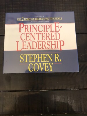 New Sealed Stephen R. Covey Principle Centered Leadership Audio CDs