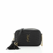 lou matelassé calfskin leather camera bolsa