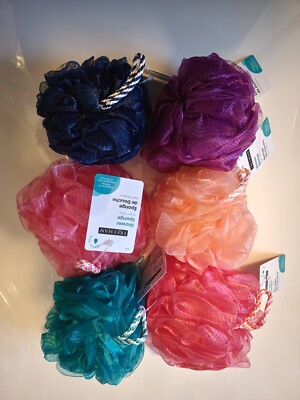Bath Sponge Shower Loofah Soft Mesh Body Wash Scrubber Exfoliator Puff Sponge