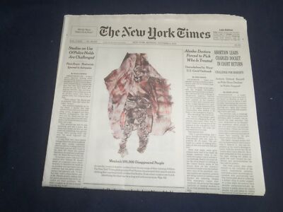 2021 OCTOBER 4 NEW YORK TIMES - ABORTION LEADS CHARGED DOCKET IN COURT RETURN