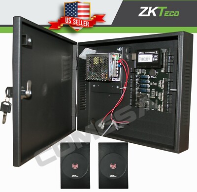 Kit ZKteco C3 series Door Access Control, ZK TCP/IP RS485 Panel/w