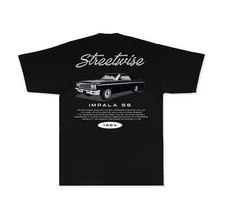 Streetwise 1964 SW T-Shirt (Black) Men's Tee Lowrider Impala NEW STYLE