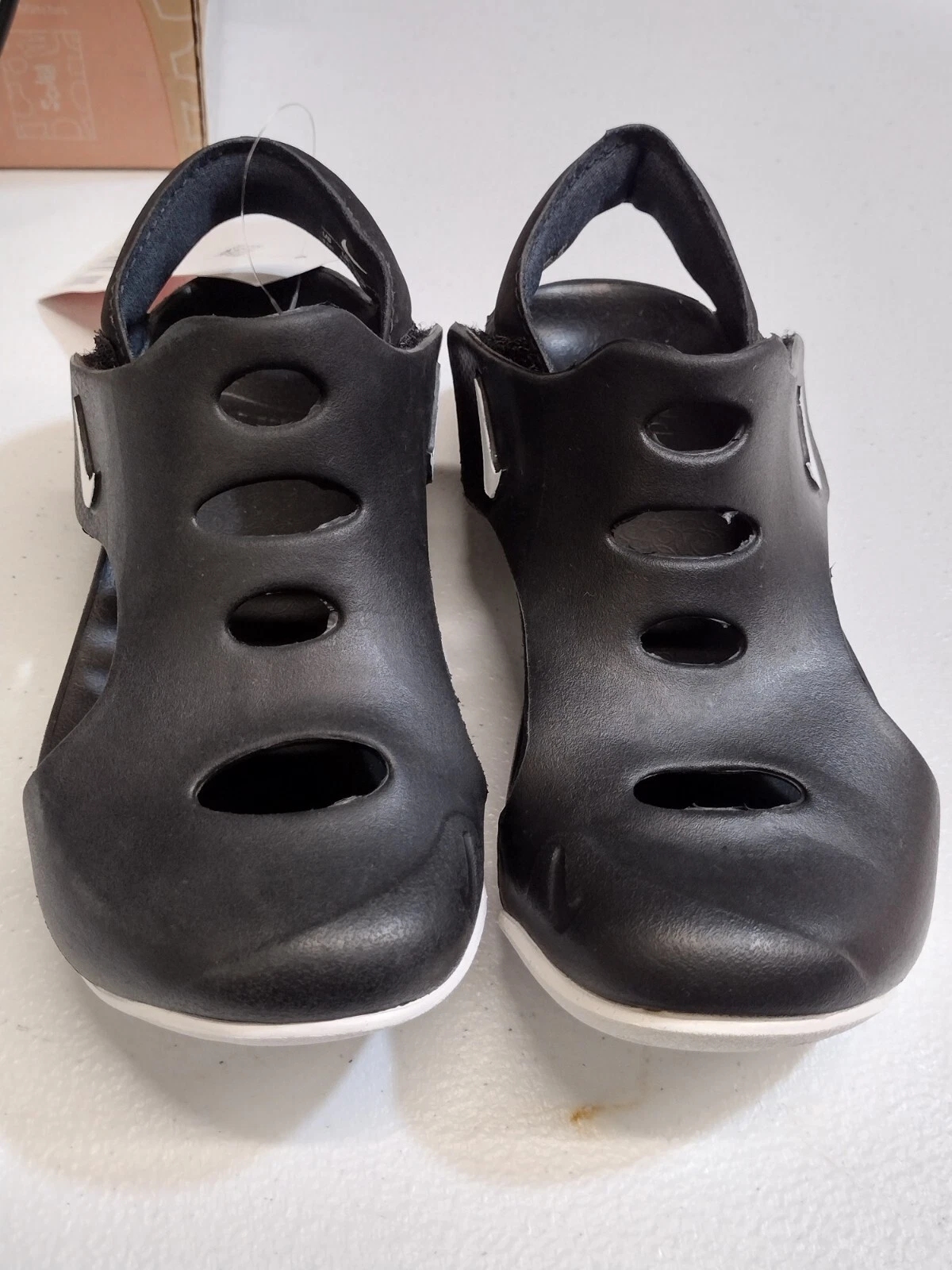 Scarpe sandali unisex Nike Sunray Protect 3 nere bambino taglia 11C