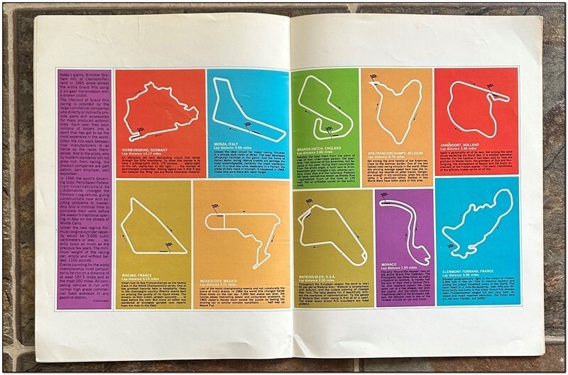 GRAND PRIX -1966- JAMES GARNER - Original Souvenir Book - 36 Pages