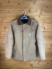 Carhartt Jacket Mens Extra Large XL Arctic Traditional Canvas Thermal Lined