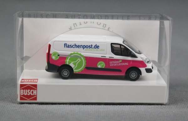 "Busch 52437 (H0,1:87) Ford Transit Custom \"Flaschenpost\" - Neuware!"-image
