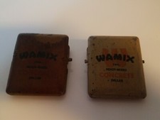 Vintage Wamix Inc. Ready Mix Concrete Metal Clips Dallas TX Texas Rare