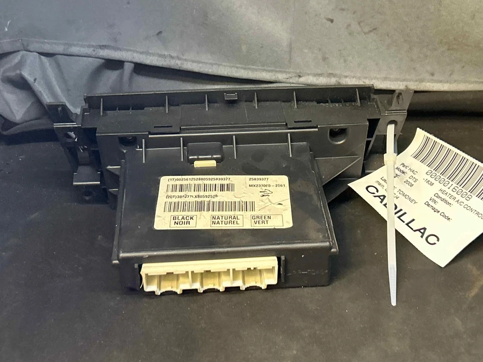 Fits 2007-11 CADILLAC DTS Heater A/c Control OEM:25839377 Foto 2 de 4