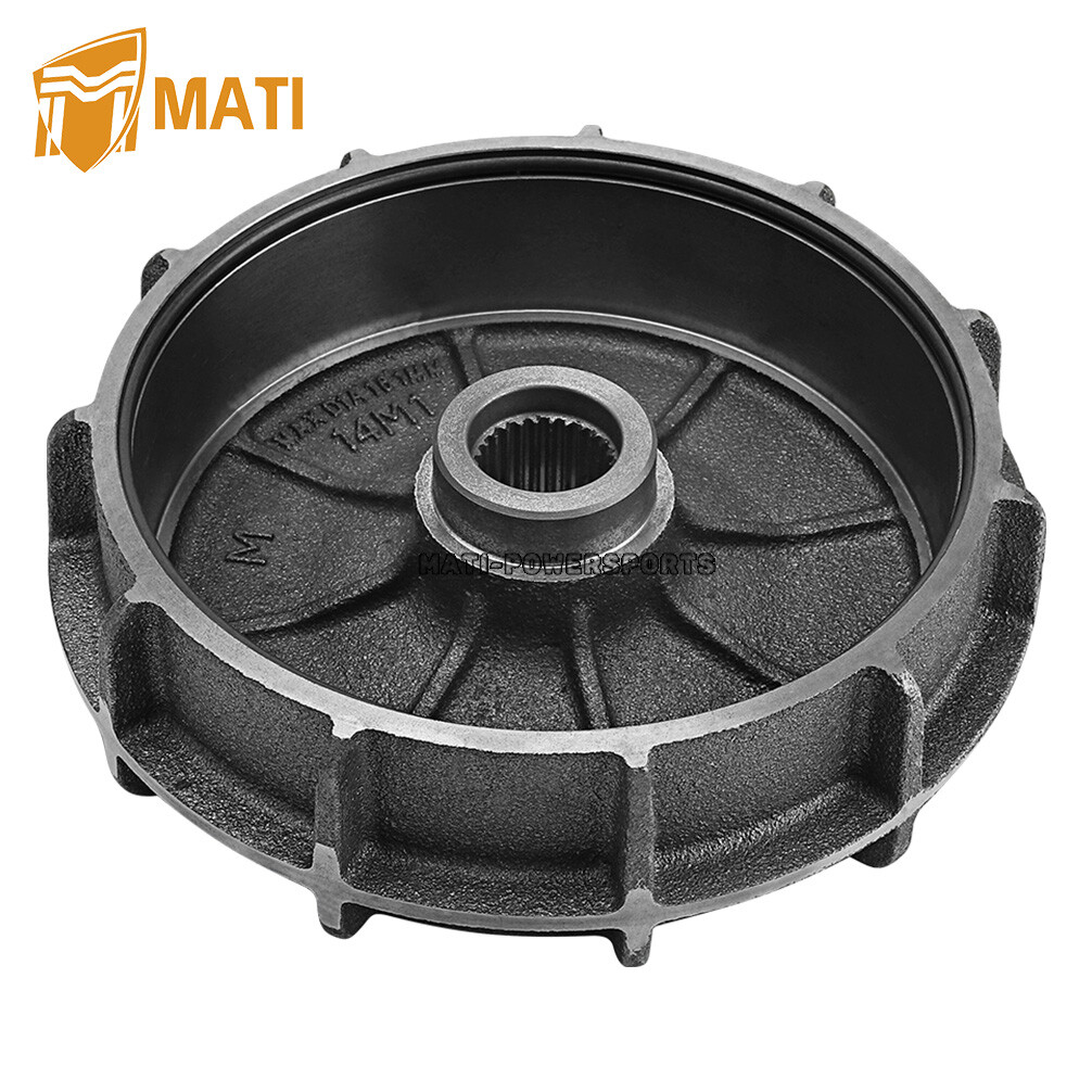 Rear Brake Drum Hub w/Shoes Kit for Honda Rancher 420 Foreman 500 TRX420 TRX500