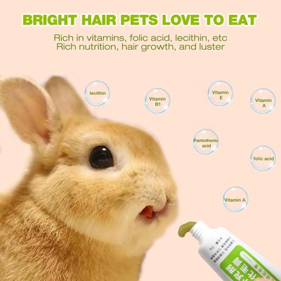 Pet Hairball Remover,Pet Food,Hair Ball Control Gel for Cat Rabbit Hamster Healt
