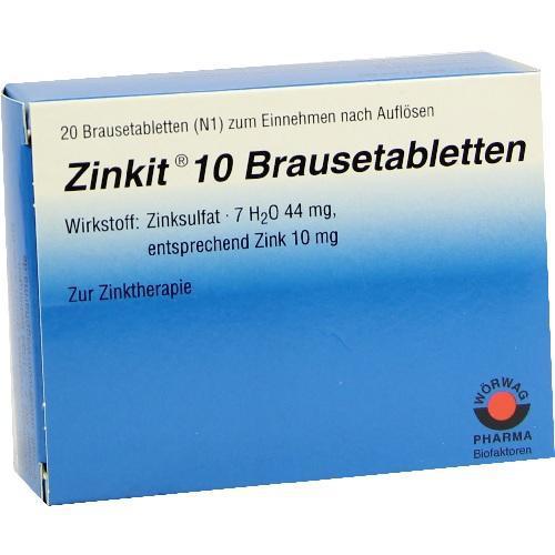 ZINKIT 10 Brausetabletten 20 St PZN 4570562