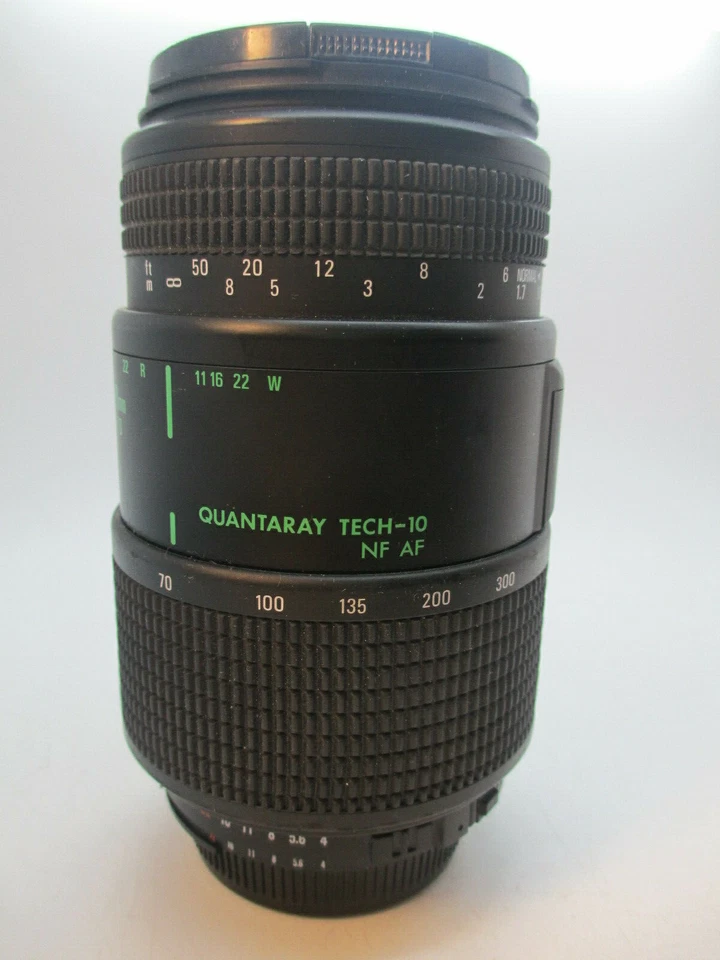 QUANTARAY TECH-10 ZOOM LENS 70-300MM FOR NIKON AF FX DSLR cameras WORKING GREAT - Image 2 of 4