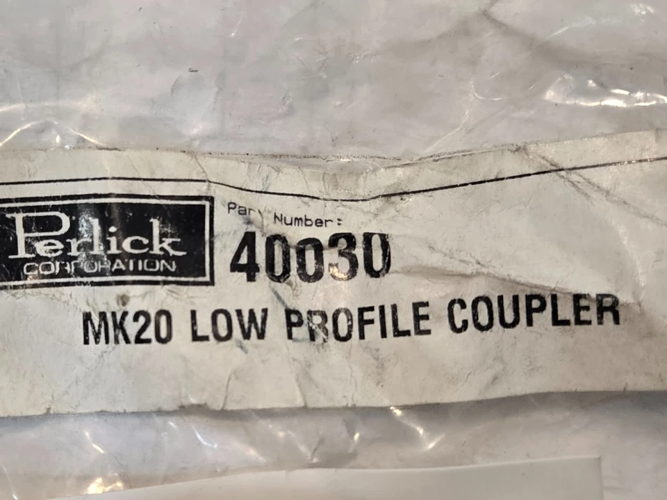 Perlick 40030 Mk20 Low Profile Keg Coupler | 6.8mm and 9.9mm Barb Couplers - Image 2 of 4