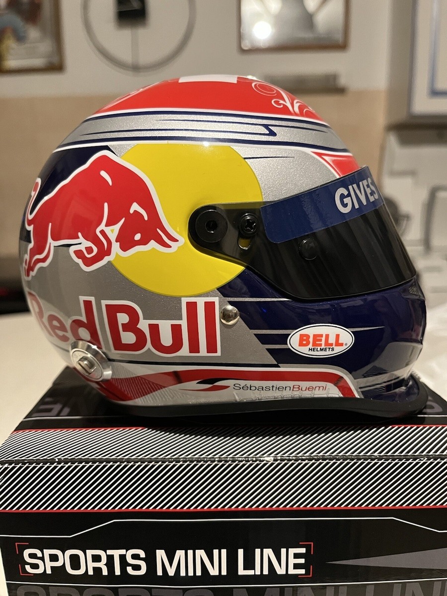 Sébastien Buemi Helmet 1:2 Toro Rosso Fórmula 1 . Toro Rosso Red Bull