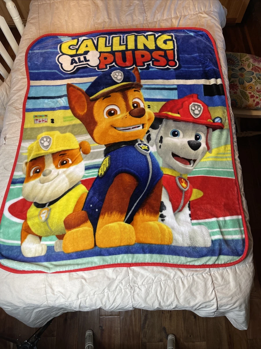 Paw Patrol BLANKET Chase Skye Pink 37