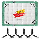 Triangle Bed Sheet Holders Adjustable Clips Grippers for Fitted Sheets