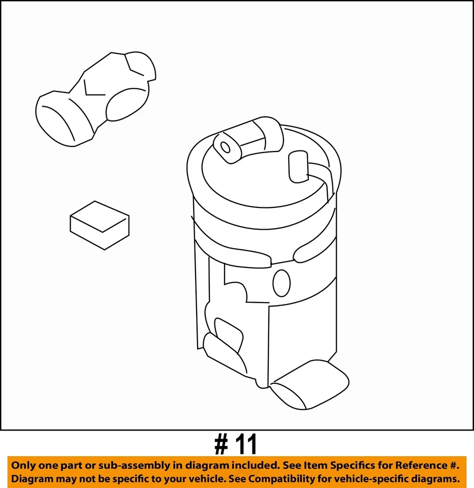 Used Fuel Pump fits: 2005 Chevrolet Aveo Pump Assembly Grade A Foto 4 de 4