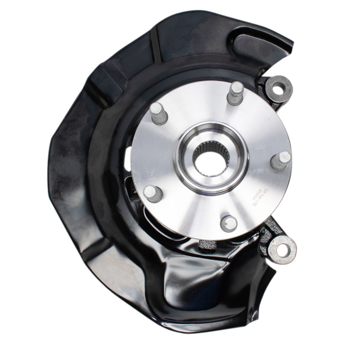 TRQ Complete Wheel Hub Bearing & Steering Knuckle Assembly Pair for