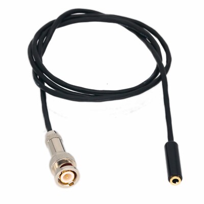 3.5mm 1/8 Stereo Jack to BNC male NVR decoder audio Canare L-2B2AT cable 1~16FT