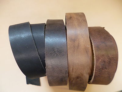 Lederriemen Gürtel Büffelriemen Dickleder 8 versch. Farben Breite 2 - 8 cm x 130