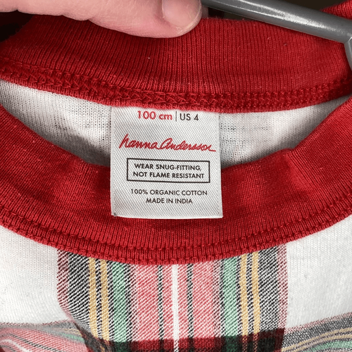 Youth Hanna Andersson Long Johns Pajama set - Picture 2 of 3