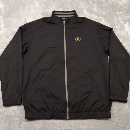 Colorado Buffaloes Jacket Mens XLT XL Tall Full Zip CU Buffs Cutter & Buck Golf