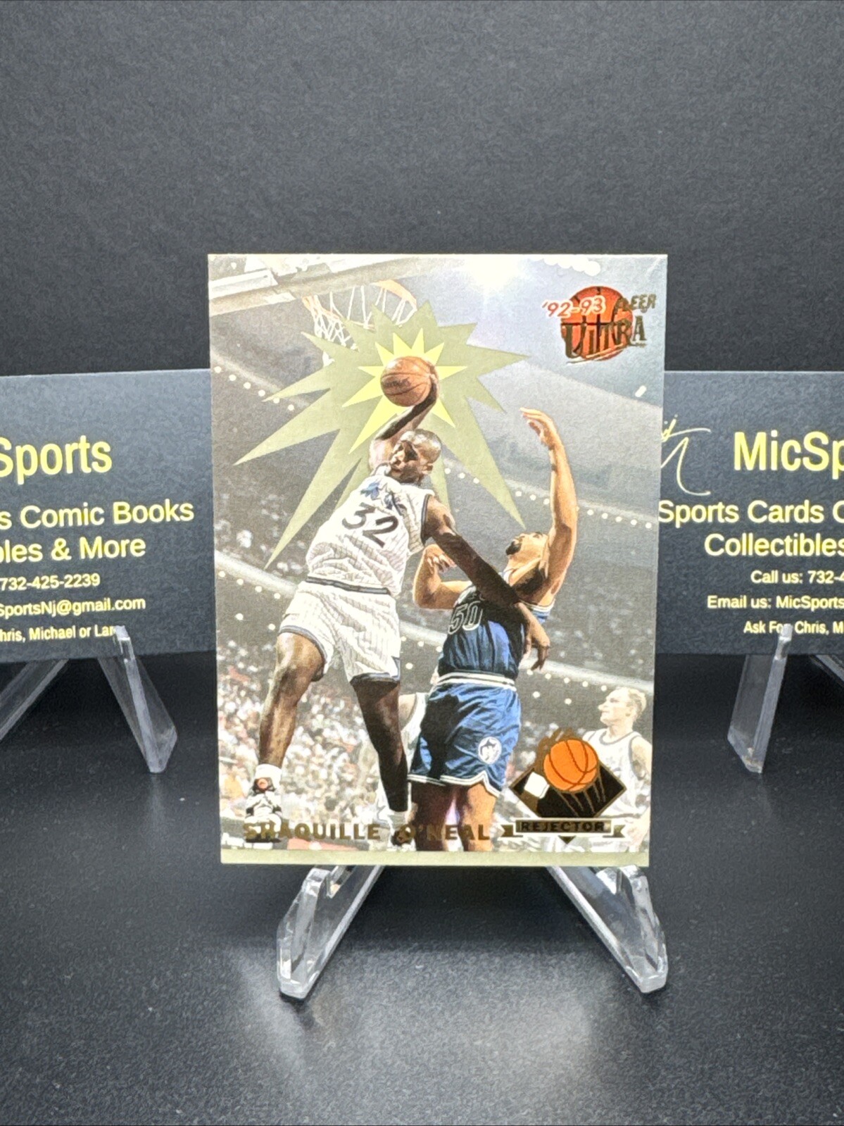 1992-93 Fleer Ultra Shaquille O'Neal Rejector Insert #4 of 5