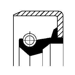 CORTECO 12011333B Shaft Seal, manual transmission
