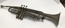 supertone bandmaster vintage trumpet Elkhart Indiana As Is