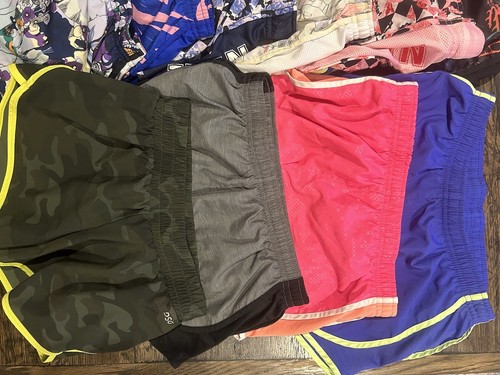 Nike Athletic Tempo Shorts Girls Size Medium Brief Lined Lightweight - Picture 2 of 5