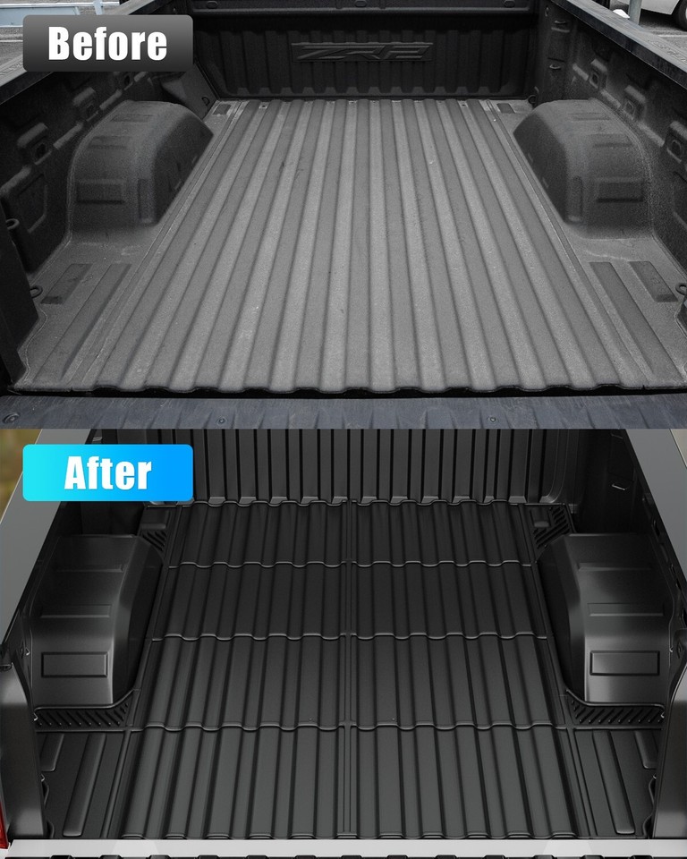 Truck Bed Mat For 20192024 Chevrolet Silverado 1500 5.8 Ft Bed Liner