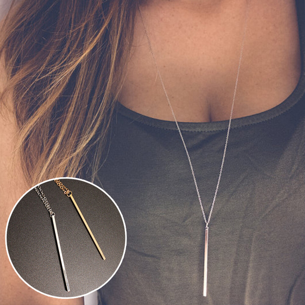 Collana Con Nappe Geometriche In Argento Sterling 925 A Forma Di Y Catena Con Colletto Semplice Lunga Catena Di Maglioni Di Moda Regalo Di Gioielli Per Feste Di Matrimonio - Foto 10