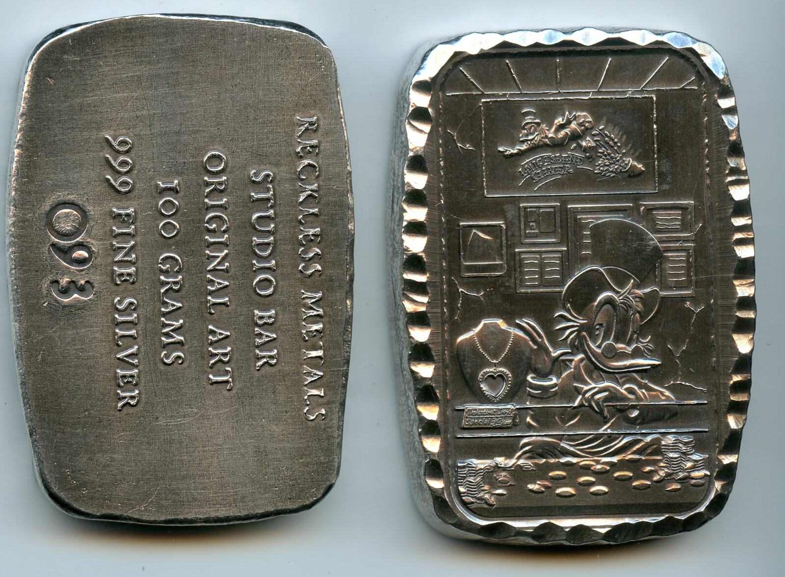 Reckless Metals St. Patrick's Day Studio Bar with Antique Finish #93 100 grams