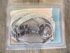 VINTAGE 1985 Wichita Kansas OKTOBERFEST COMMEMORATIVE BELT BUCKLE 127/500