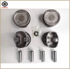 Pistons w/ Rings For 2007-2013 Toyota Matrix Camry RAV4 Scion tC Lexus 2.4 2AZFE