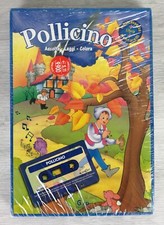 LE FIABE SONORE - POLLICINO - ASCOLTA E LEGGI - MUSICASSETTA + LIBRO - NUOVO