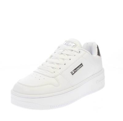 Champion Rebound Platform Metal Weiß - Größe 38,5 [7,5 US 24,5cm] Schuhe