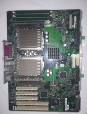 Scheda madre MX-03N384-48109-2AI-2S2E, + processori, + 1gb RAM, + fan, + gpu.