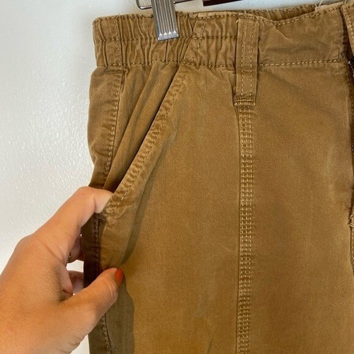 BDG Urban Outfiter Y2K Women's Cargo Pants Size S Baggy Elastic Waist Tan Hippie - Picture 3 of 12