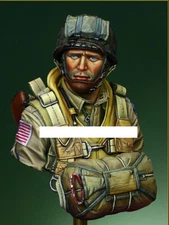 1/10 Resin Figure Bust US Paratrooper Unpainted Unassembled mx-pa