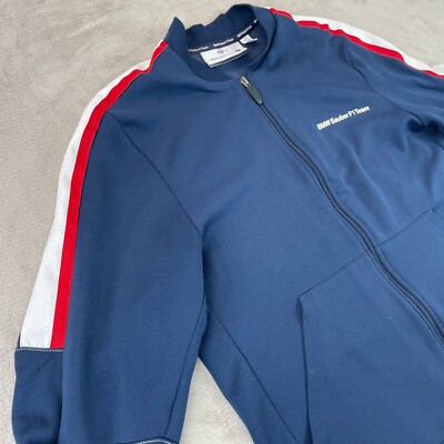 Puma x BMW Track Jacket Men Large Navy Blue Sauber F1 Team