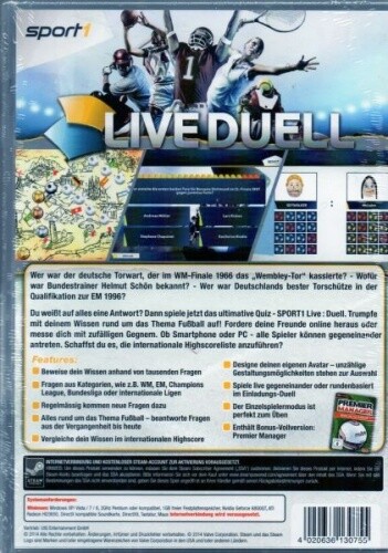 Sport 1 Live Duell - PC - deutsch - Neu / OVP - Bild 2 von 2