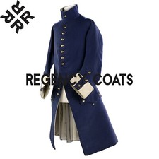 New Men's Royal Naval uniform pattern 1748-58, Navy Blue wool Frock Coat