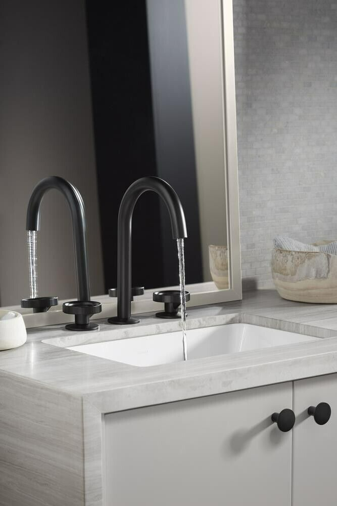 Kohler Components K-77967-BL Matte Black Bathroom Faucet Spout w