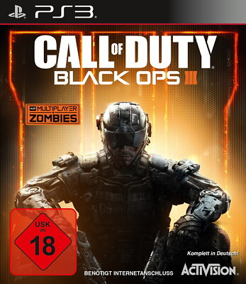 Call of Duty Black Ops III (3) PS3 / Sony Playstation 3 Spiel -(OVP)(USK18) COD
