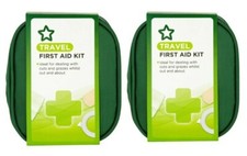 2 X TRAVEL FIRST AID KIT BY SUPERDRUG - NEW & SEALED