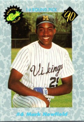 1990 Classic Draft Picks #6 Marc Newfield
