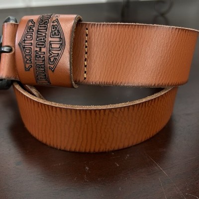 Harley Davidson | Brown Genuine Leather Belt Men\'s Harley-Davidson Men main image 4